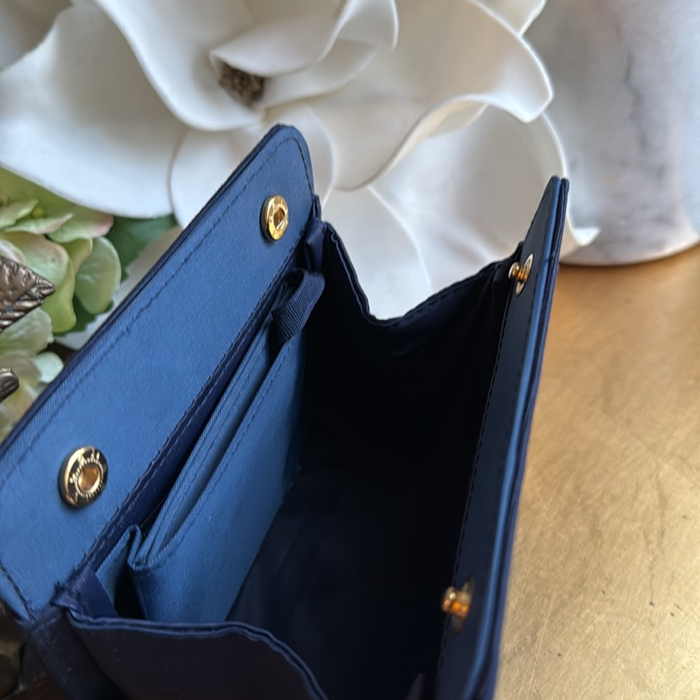 NWOT! Christian Dior Parfums Trousse de Toilette Clutch Bag in Navy - Picture 9 of 11
